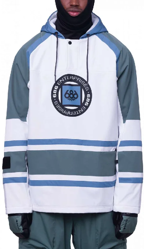 686 Slapshot Waterproof Hoodie 2024 Hoodie with Rhinestones Sparkly Elegant