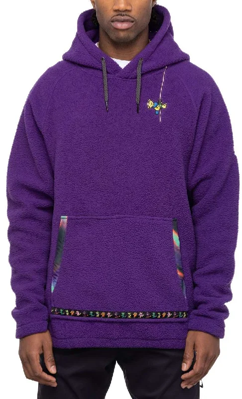 686 Buttermilk Sherpa Fleece Hoodie 2023 Hoodie with Toggle Buttons Decorative Unique