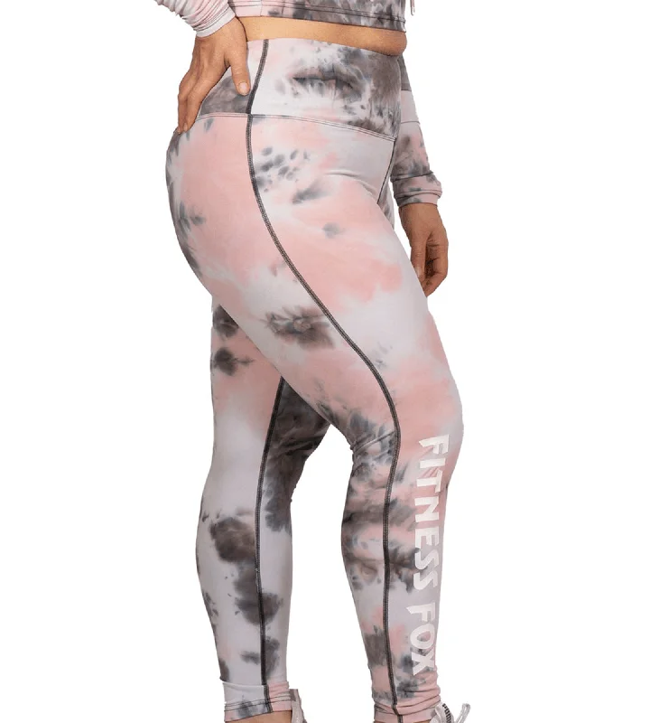 Fitnessfox Tie Dye Pink Full Length Scrunch Bum Leggings Stylish Ankle-Length Leggings Fitnessfox Tie Dye Pink Full Length Scrunch Bum Leggings Stylish Ankle-Length Leggings