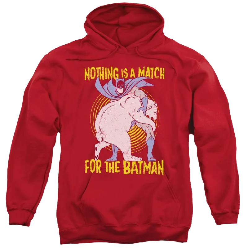 Batman Bear Wrastling - Pullover Hoodie Puff Sleeve Stylish