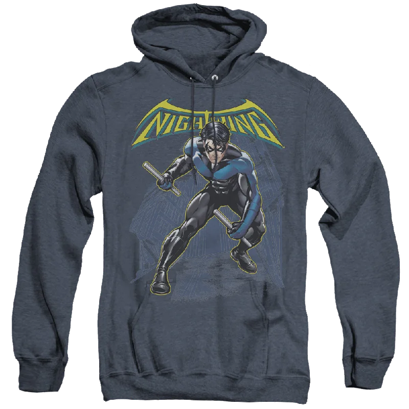 Nightwing Nightwing - Heather Pullover Hoodie Faux Fur Trim