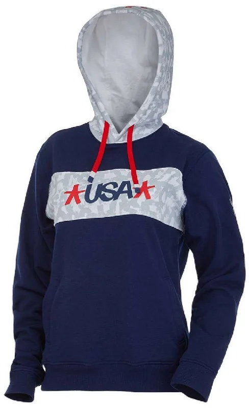 Spyder Juniors USA Pride Hoodie 2022 Hoodie with Metallic Shiny Futuristic