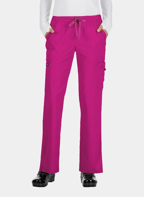 Koi Basics Holly Scrub Trousers - Azalea Pink Trousers Corduroy Warm