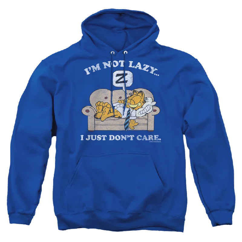 Garfield Not Lazy - Pullover Hoodie Wide Sleeve Pullover