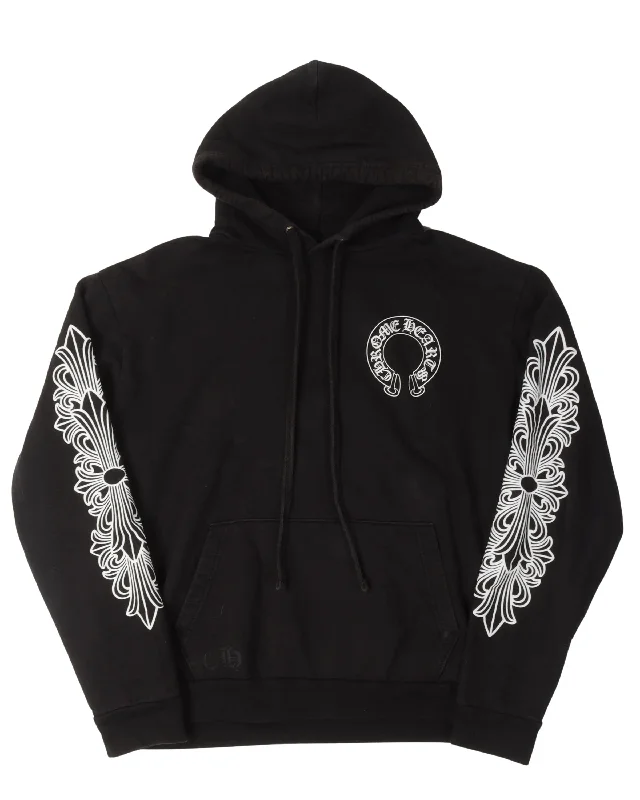 Horseshoe Logo Hoodie Hoodie with Pastel Soft Subtle