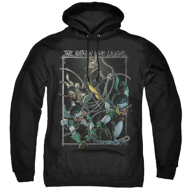 Joker, The Batman Who Laughs - Pullover Hoodie Ribbed Crew Neck