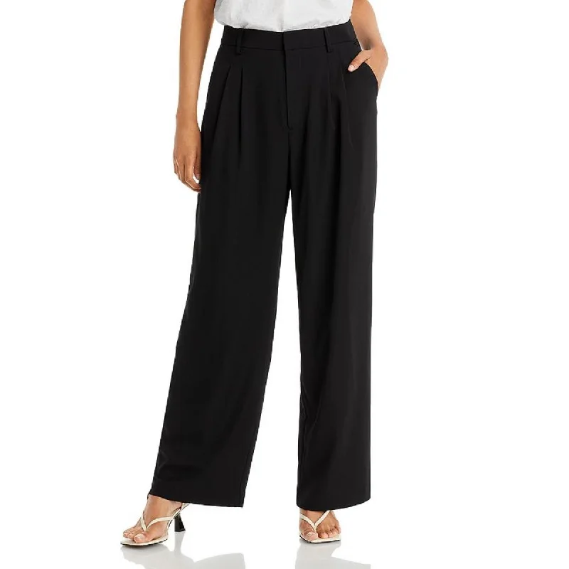 WAYF Womens Wilson Pleated Wide Leg Trouser Pants Trousers Floral Bohemian