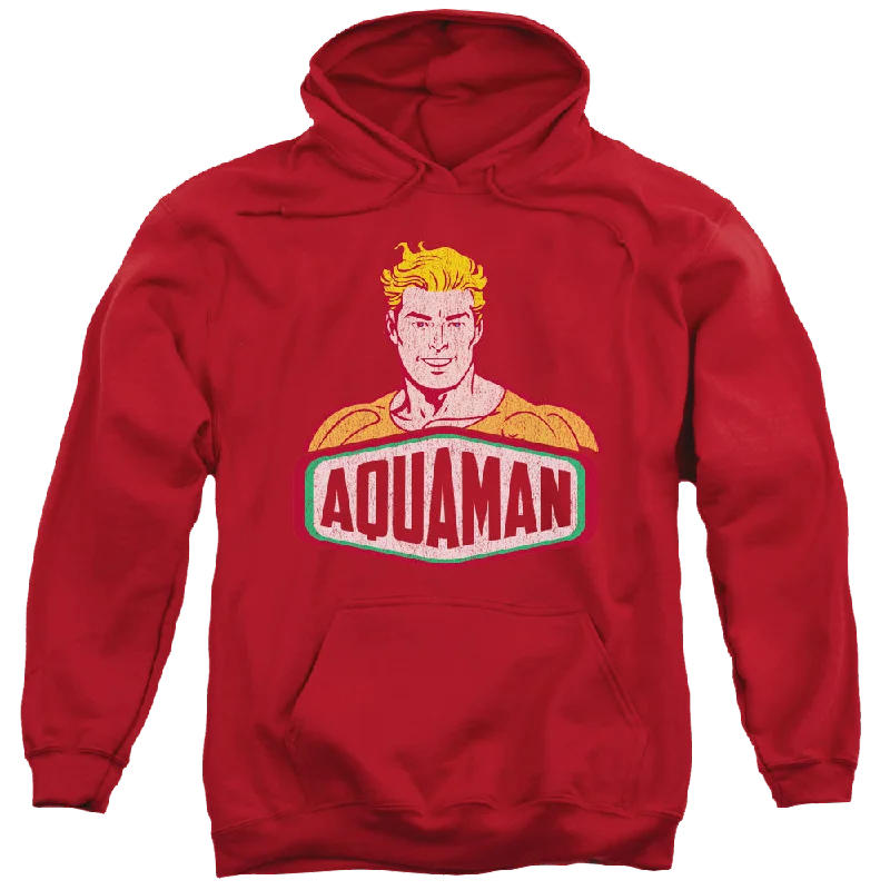 Aquaman Aquaman Sign - Pullover Hoodie One Shoulder Top