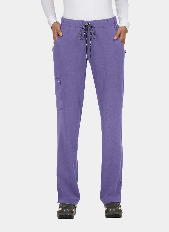 Koi Next Gen Everyday Hero Scrub Trousers - Wisteria Chinos Cotton Straight Leg
