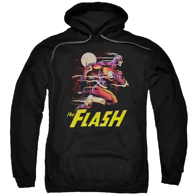 Flash, The City Run - Pullover Hoodie Mock Neck Pullover