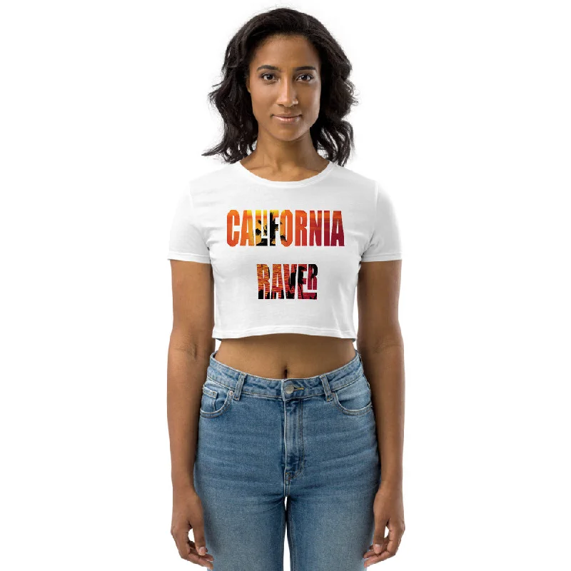 California Raver Organic Crop Top Rayon Fabric Velvet Fabric Corduroy Fabric