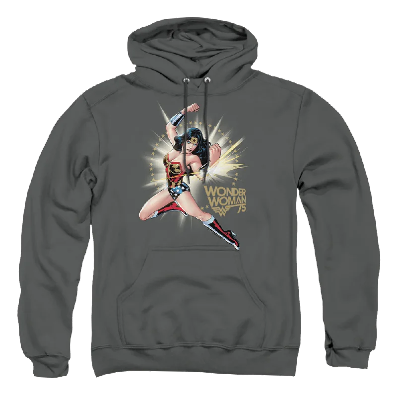 Wonder Woman Ww75 The Bracelets Of Submission - Pullover Hoodie Shawl Collar Sweater