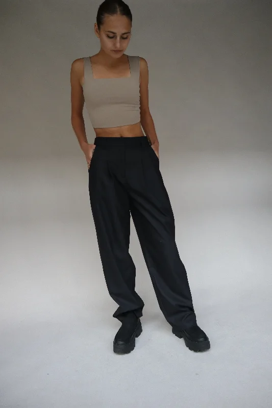 SLATE GREY TROUSER Trousers practical easy-care