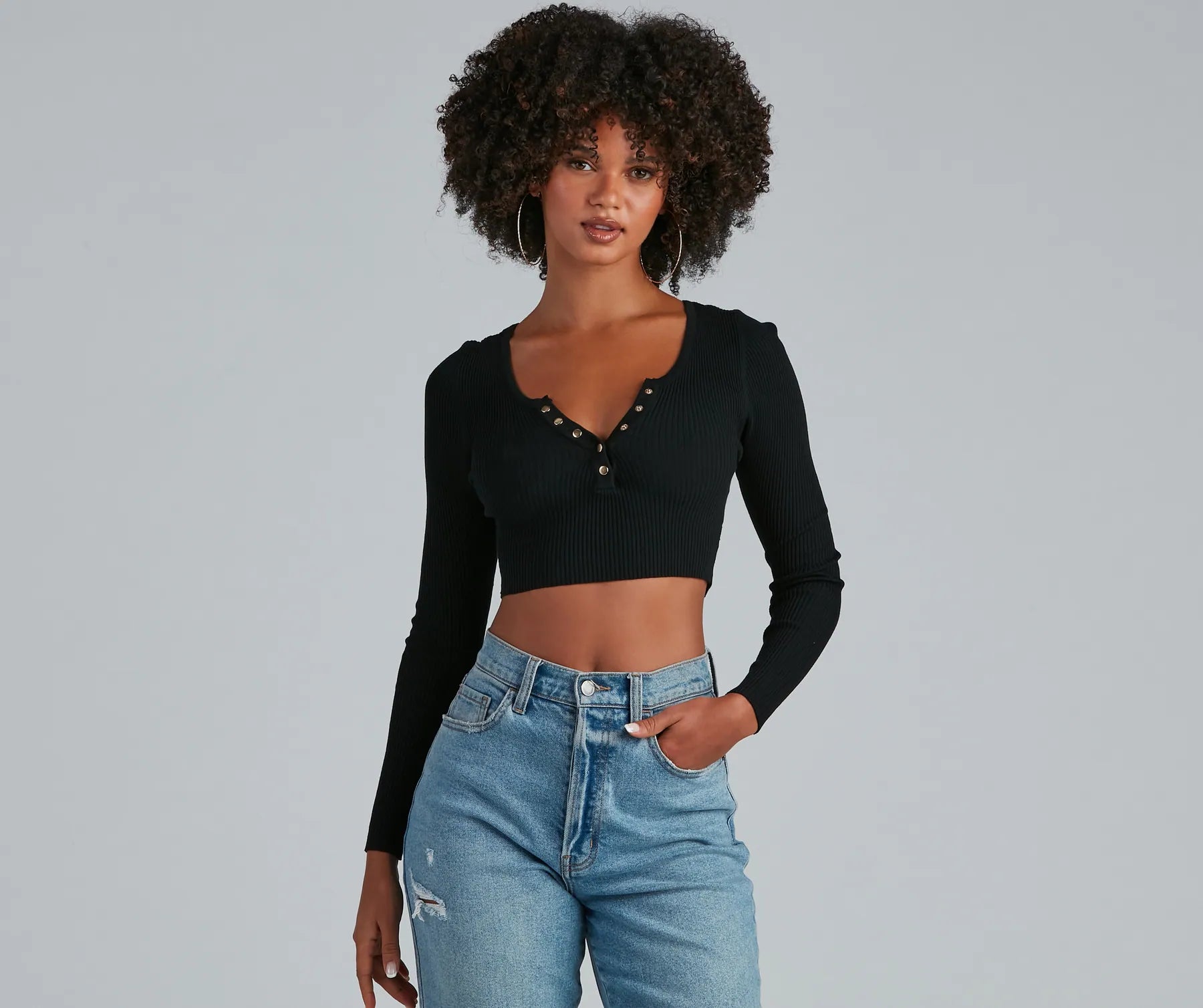 Snap A Pose Crop Top Hooded Caped Shawl Collar