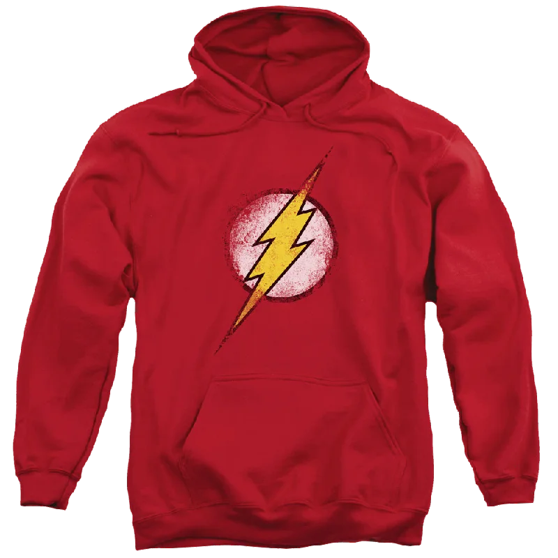 Flash, The Destroyed Flash Logo - Pullover Hoodie Cashmere Luxurious Pullover