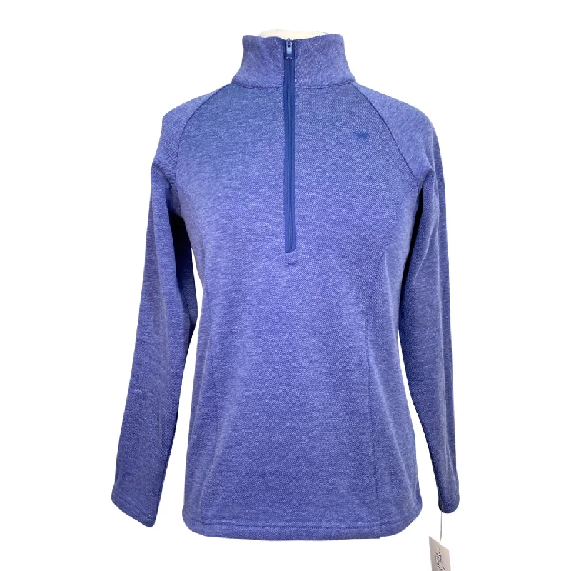 Smartpak Piper 1/2 Zip Pullover in Indigo - Women's Small Solo Sleeve Pullover