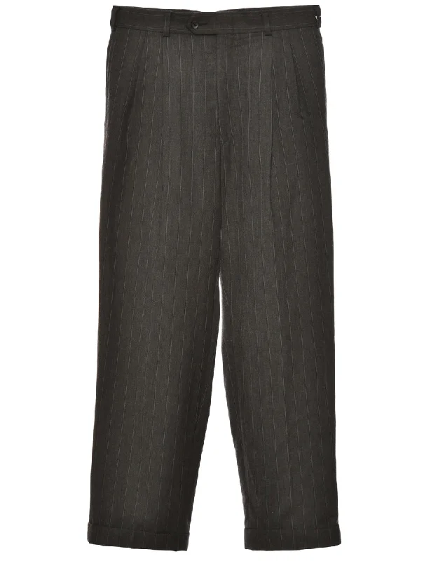 Black Trousers - W32 L32 Trousers Prom Sequined