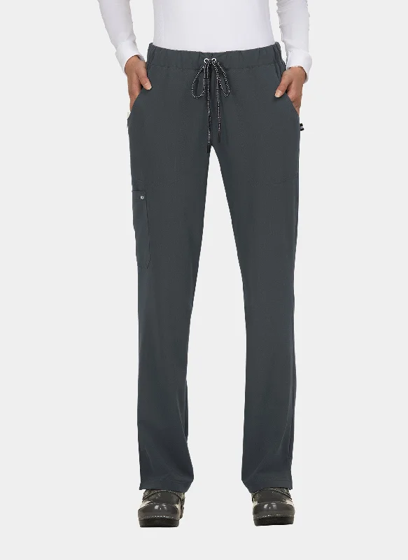 Koi Next Gen Everyday Hero Scrub Trousers - Charcoal Trousers sophisticated sleek