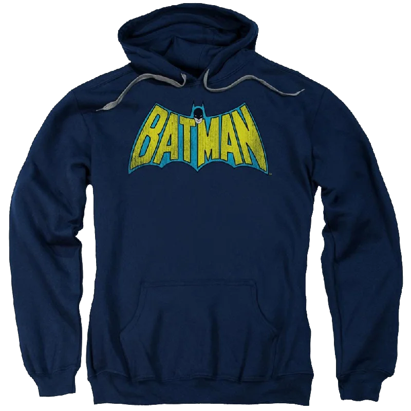 DC Comics Classic Batman Logo - Pullover Hoodie Shawl Collar Sweater
