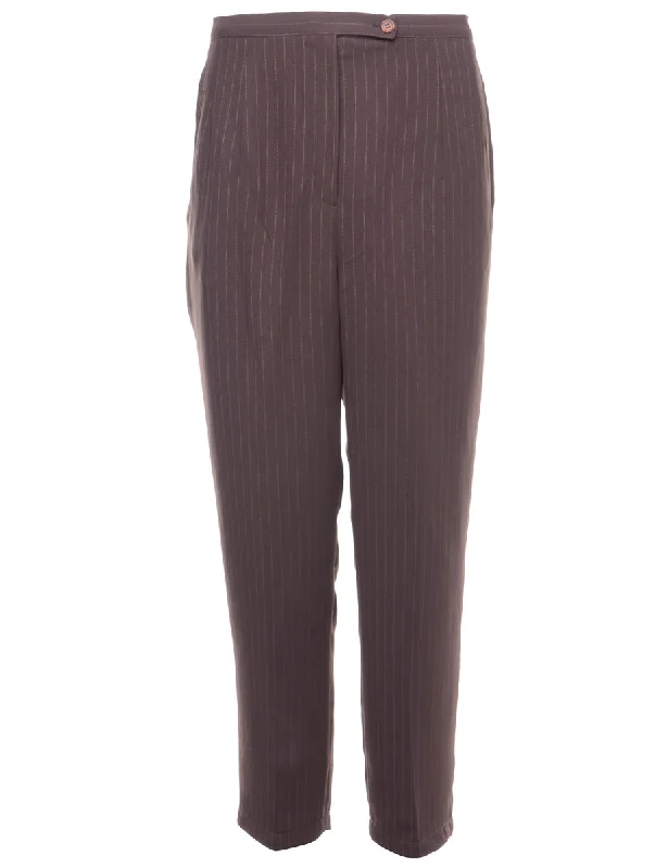 Beyond Retro Reworked Cropped Dana Tapered Trouser - W30 Trousers Floral Bohemian