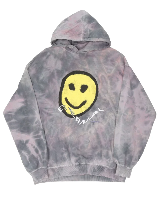 Eternal Smile Hoodie Hoodie with Monochrome Minimalist Simple