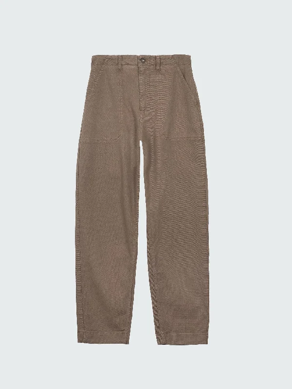 Women's Yarrel Canvas Trouser Trousers Palazzo Wide Leg