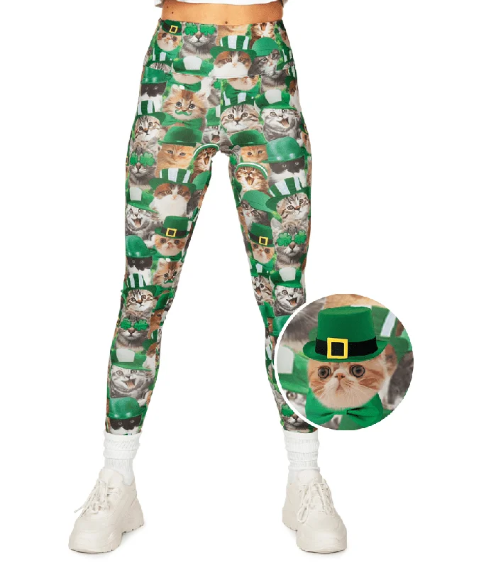 St. Cattys High Waisted Leggings Comfortable Printed Workout Leggings