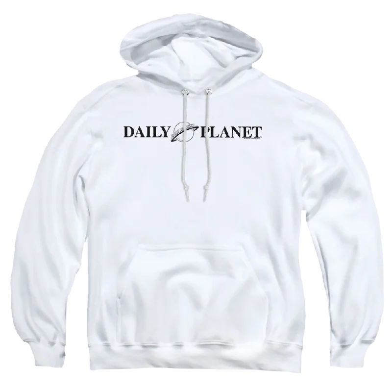 Superman Daily Planet Logo - Pullover Hoodie Thick Cable Knit