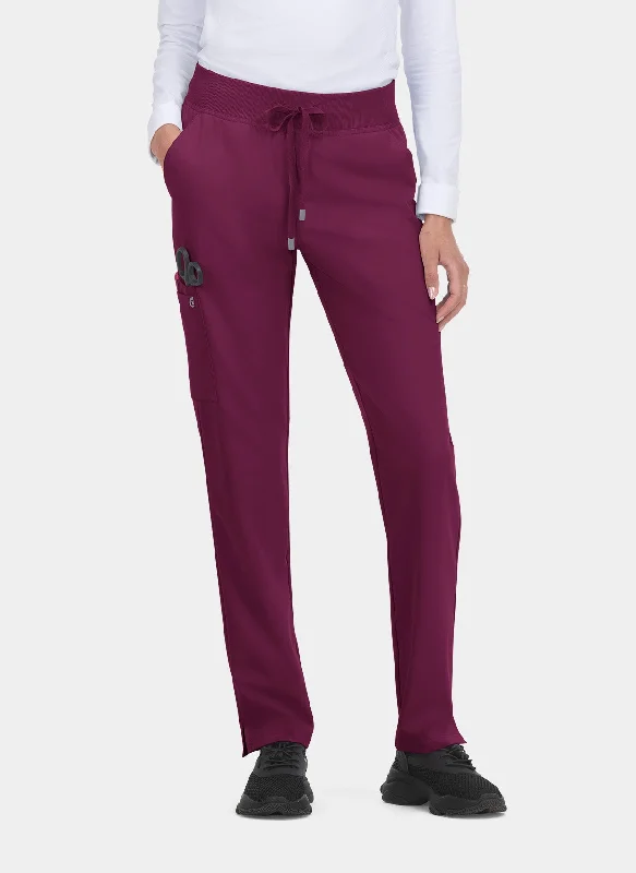 Koi Cureology Atria Scrub Trousers - Wine Trousers Essential Wardrobe