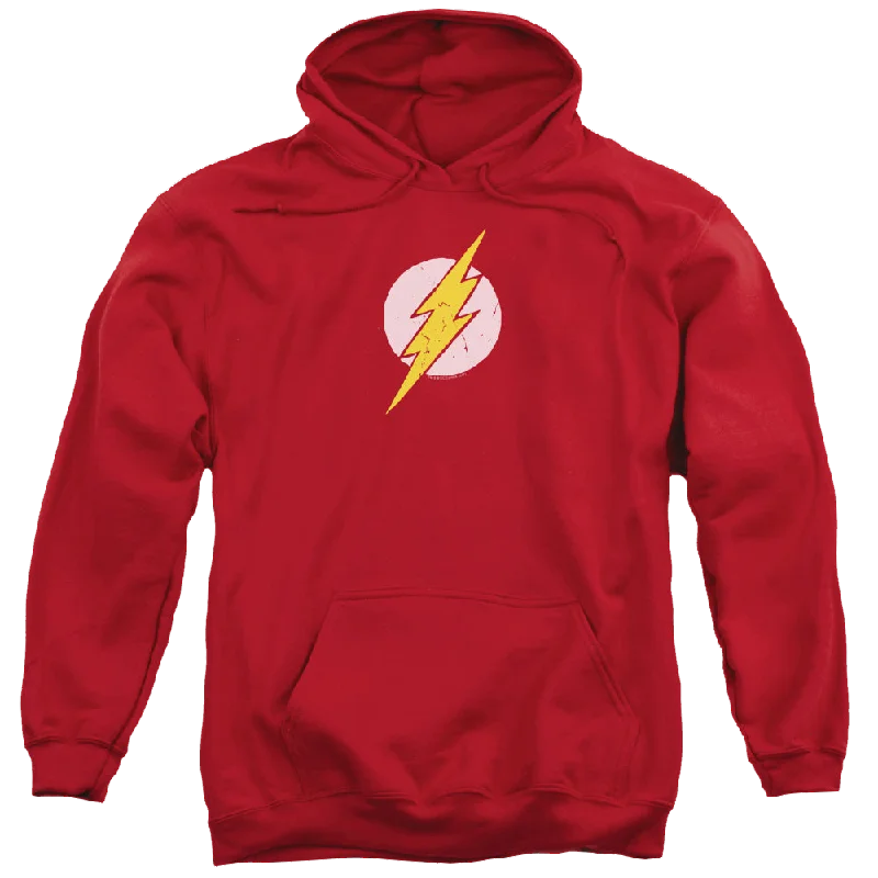 Flash, The Rough Flash - Pullover Hoodie Ribbed Crew Neck