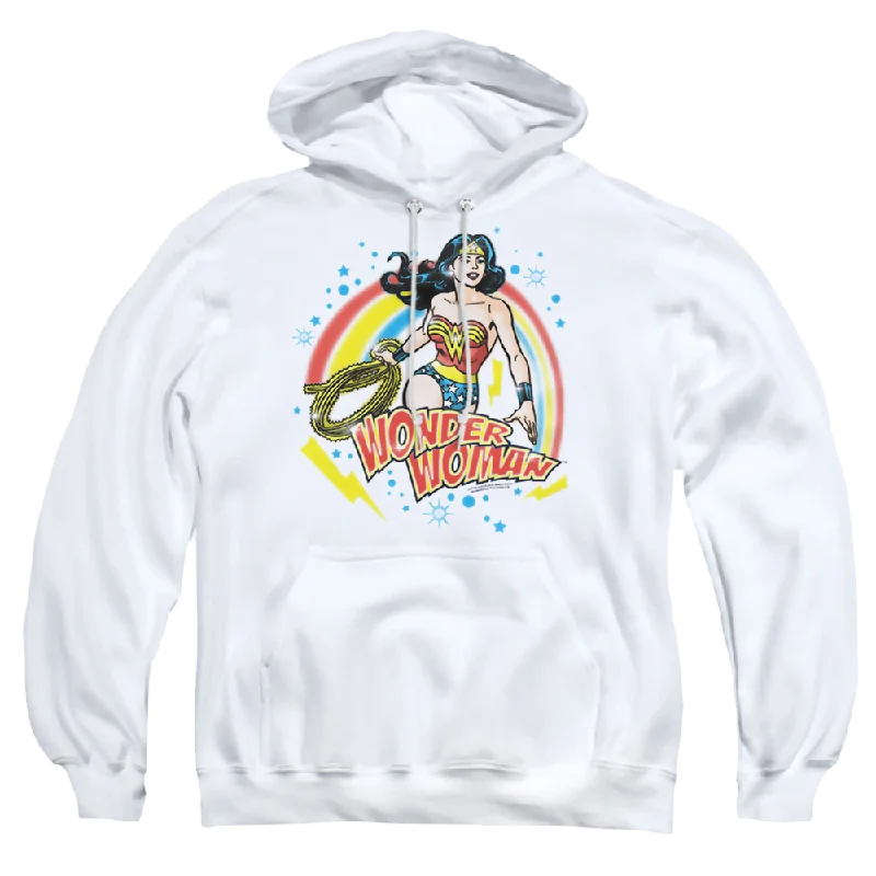 Wonder Woman Wonder Airbrush - Pullover Hoodie Plunging Neck Pullover