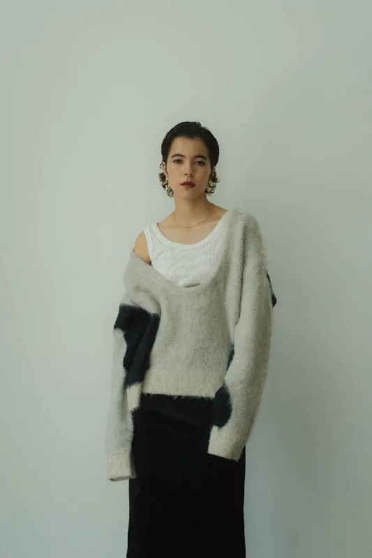 Uneck Knit Pullover(unisex)/GrayNavy(Additional Sales 10/22 20:00~ 10/24 12:00) Thin Wool Pullover Uneck Knit Pullover(unisex)/GrayNavy(Additional Sales 10/22 20:00~ 10/24 12:00) Thin Wool Pullover
