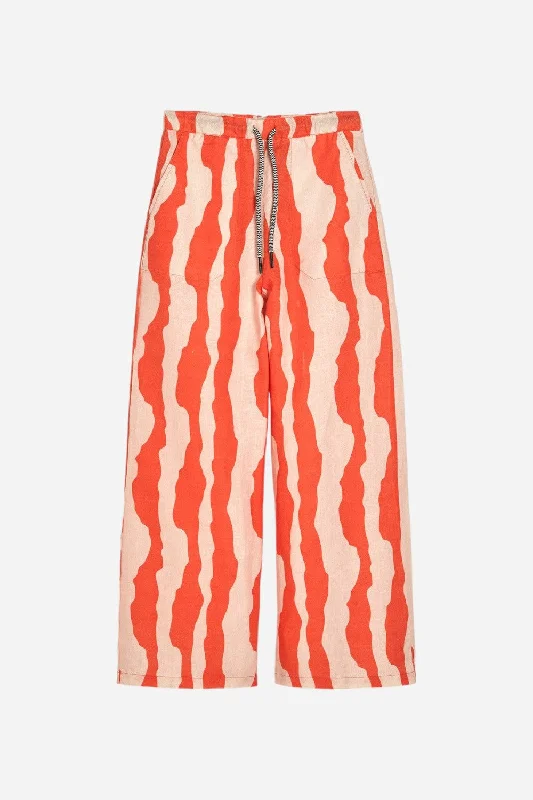 OAS Orange Calima Mojave Linen Trousers Trousers Bestseller Popular