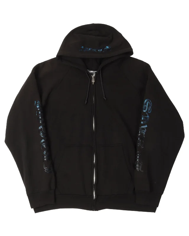 Vintage Thermal Zip-Up Hoodie Hoodie with Belted Waist Structured Tailored