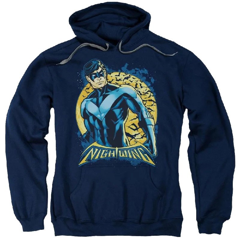 Batman Nightwing Moon - Pullover Hoodie Long Sleeve Pullover