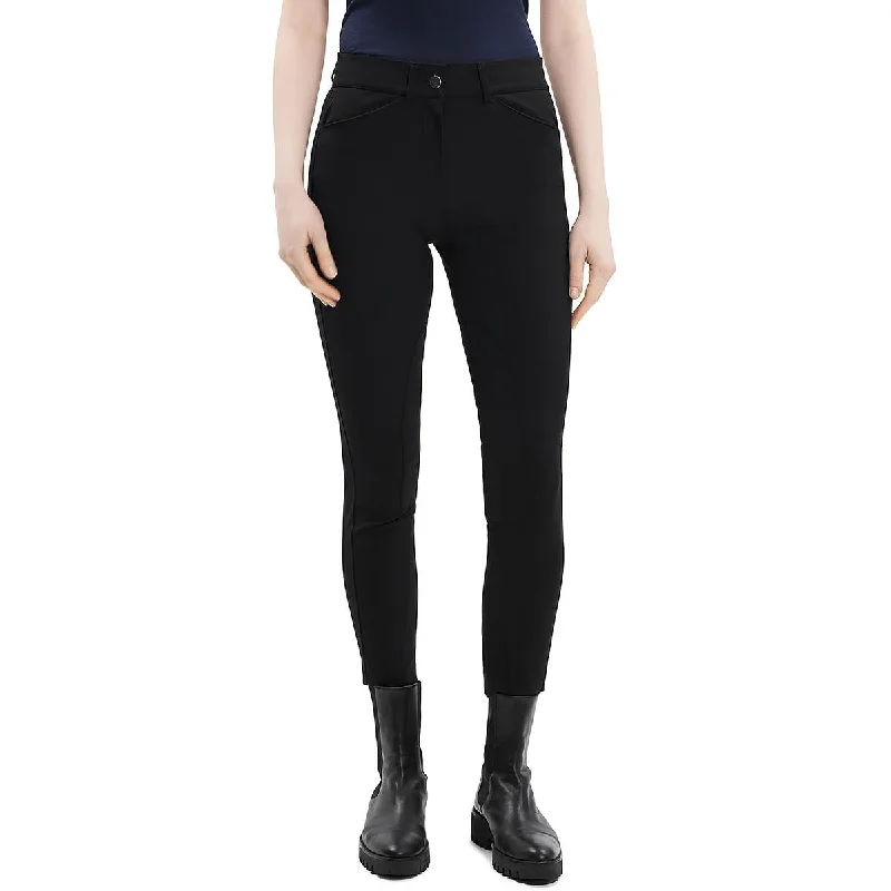 Theory Womens Fit Riding Pant Pocket Cotton Stretch Trouser Pants Trousers Exclusive Limited
