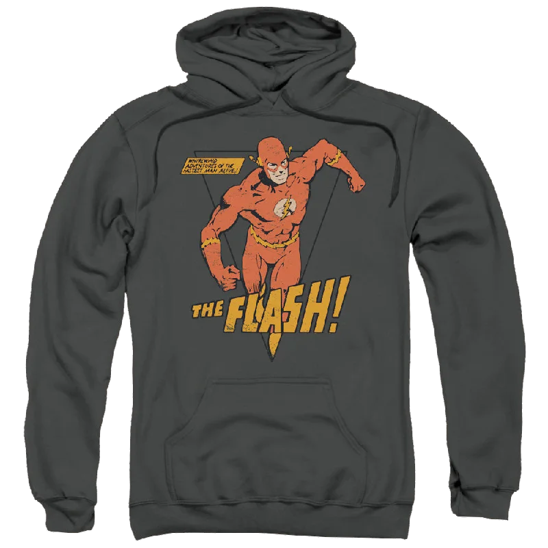 Flash, The Whirlwind - Pullover Hoodie Crew Neck Wool