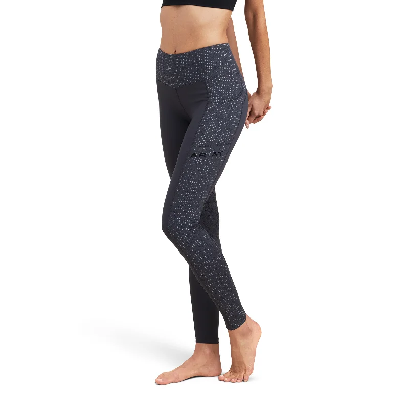 Ariat® Ladies E0S Lumina Full Seat Tight Ebony Leggings 10041313 Trendy Ombre Effect Leggings