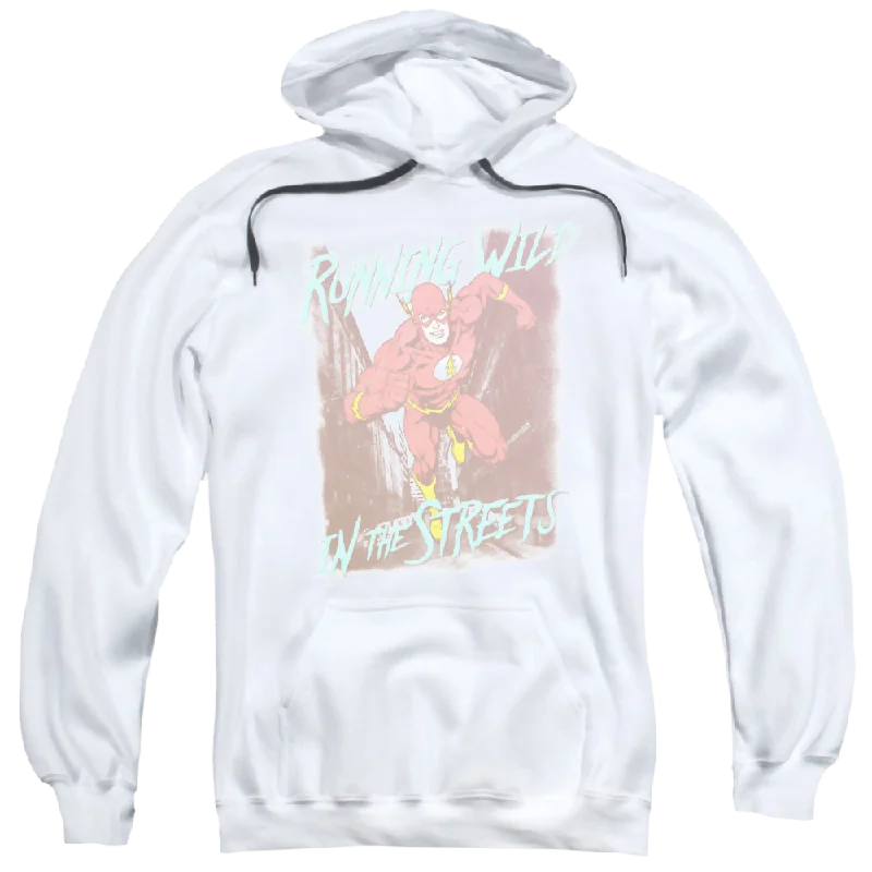 Flash, The Running Wild - Pullover Hoodie Crew Neck Wool