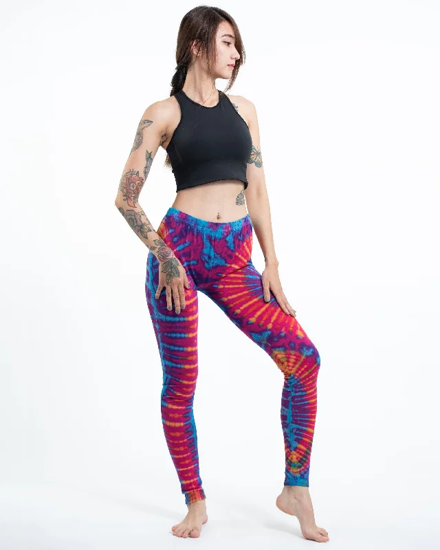 Womens Tie Dye Yoga Leggings Stylish Lightweight Leggings