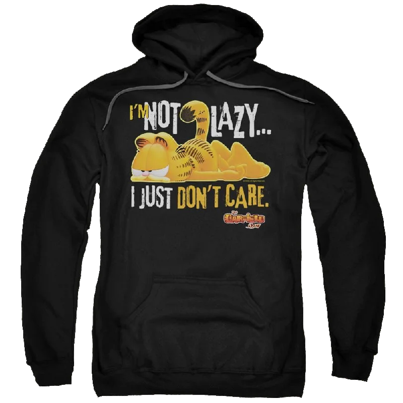 Garfield Not Lazy - Pullover Hoodie Tight Sleeve Top