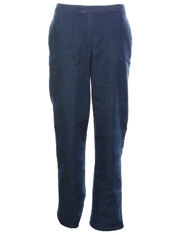 Alfred Dunner Classic Dark Wash Denim Trousers - W28 L30 Trousers Bestseller Popular Alfred Dunner Classic Dark Wash Denim Trousers - W28 L30 Trousers Bestseller Popular