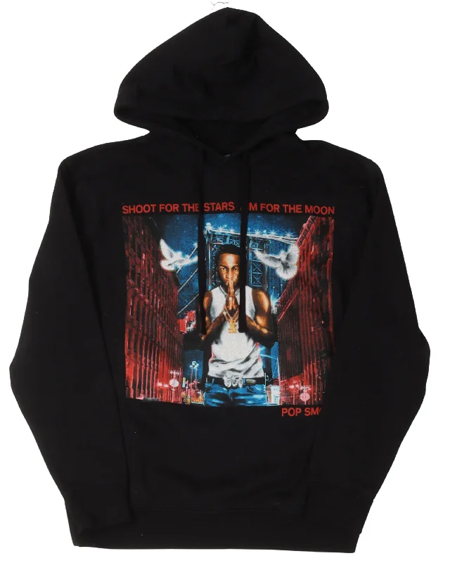 Pop Smoke Hoodie Hoodie with Patch Decorative Personalized