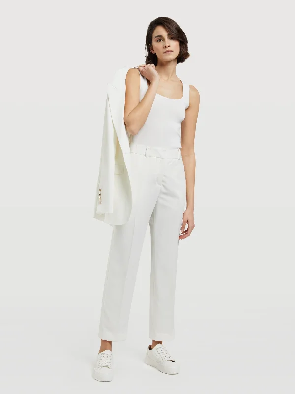 Loose Fit Suit Trousers Trousers Lace Delicate