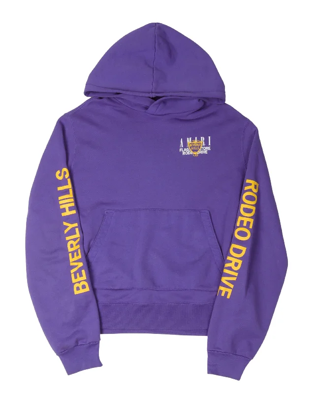 Beverly Hills Exclusive Hoodie Hoodie with Print Artistic Unique