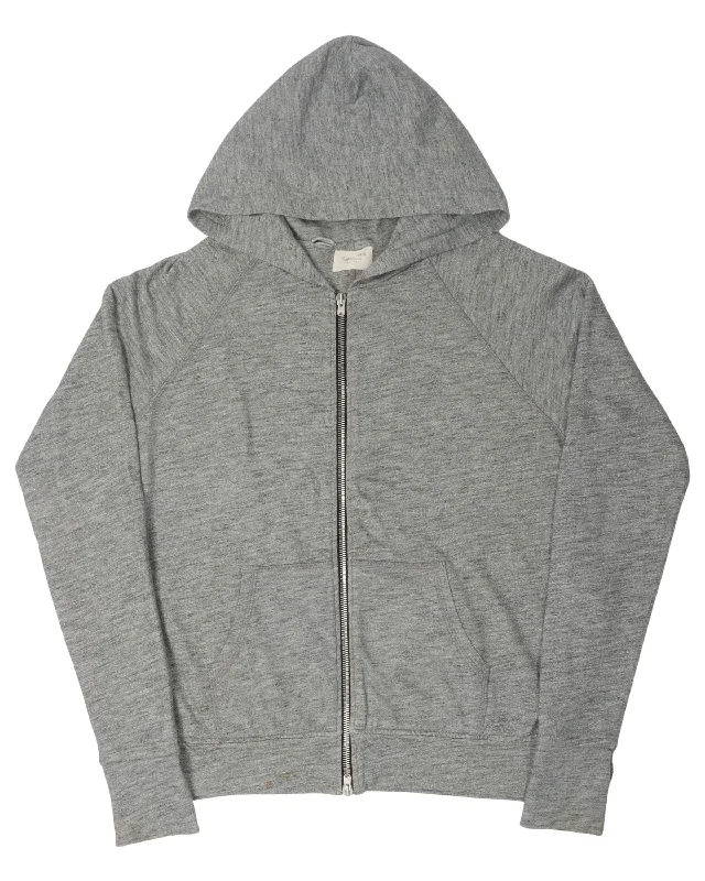 Third Collection Zip Up Hoodie Hoodie with Belted Waist Structured Tailored