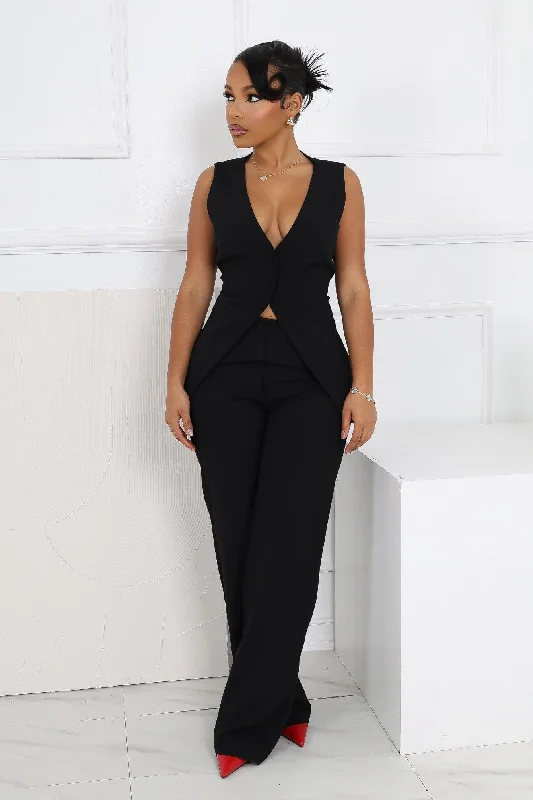 Amilia Woven Tailored Trousers Trousers Spring Floral
