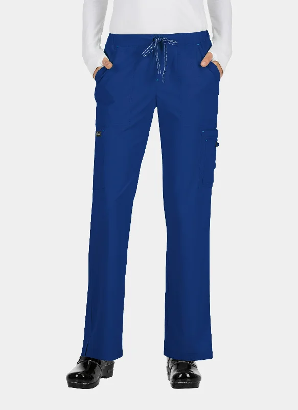 Koi Basics Holly Scrub Trousers - Galaxy Trousers High Rise Slim Fit
