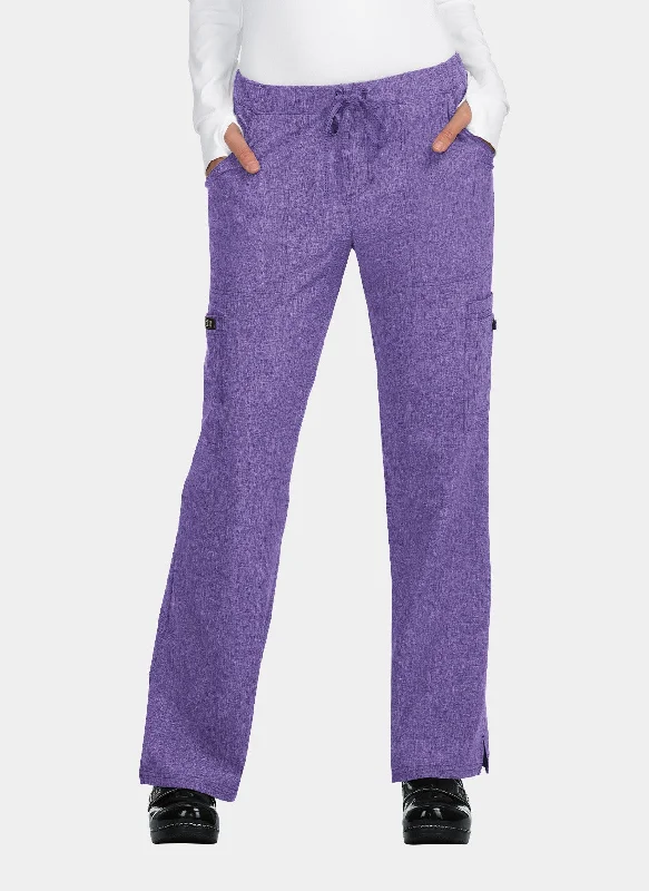 Koi Basics Holly Scrub Trousers - Heather Wisteria Trousers Canvas Durable