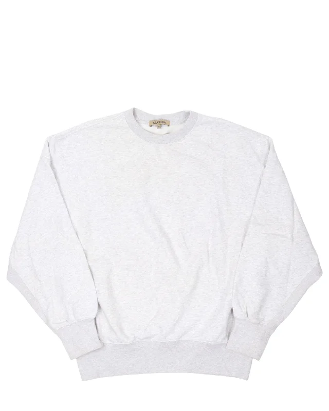 Season 4 Sweatshirt Hoodie with Button Placket Classic Preppy